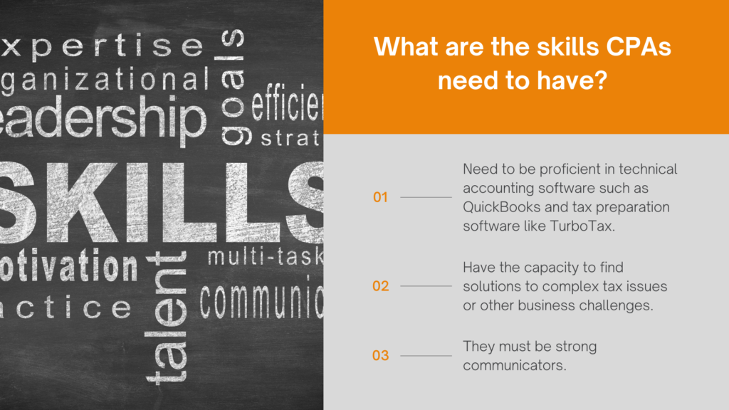 What are the skills CPAs need to have?
