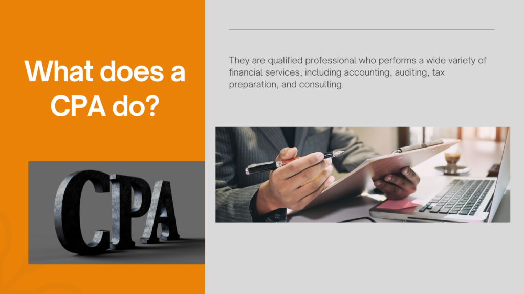 What does a CPA do?