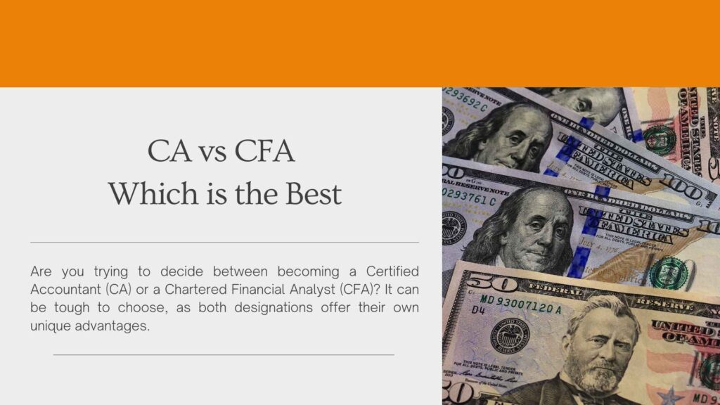 CA vs CFA Which is the Best