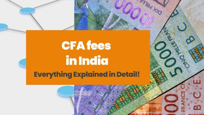 CFA fees in India