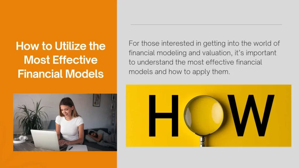 How to Utilize the Most Effective Financial Models