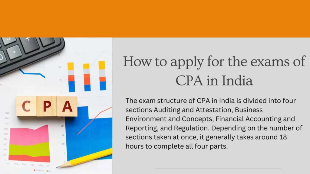 How to apply for the exams of CPA in India