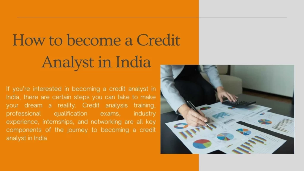 How to become a Credit Analyst in India