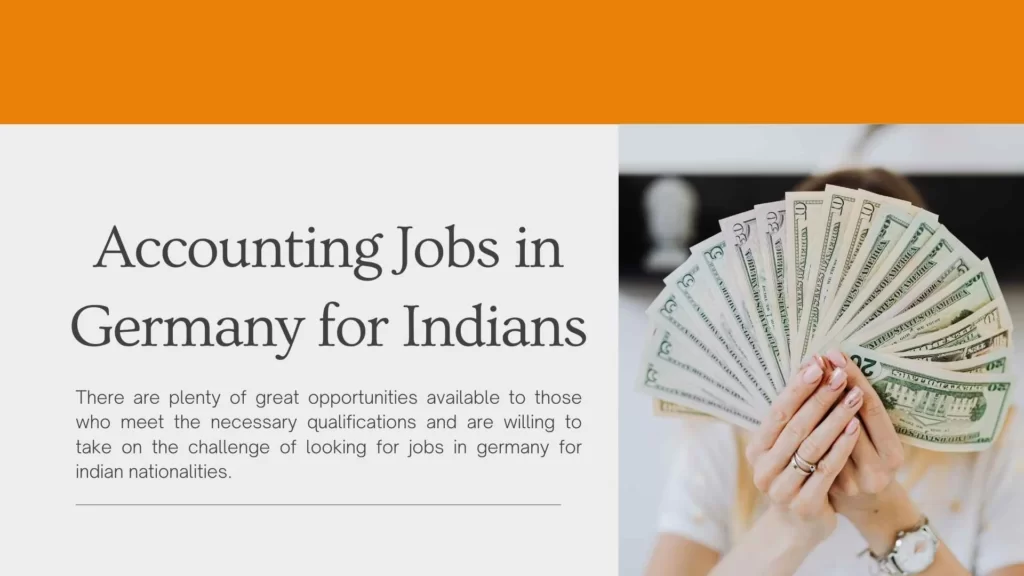 Accounting Jobs in Germany for Indians
