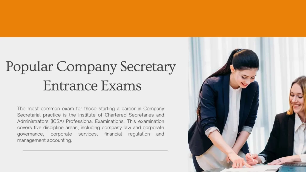 Popular Company Secretary Entrance Exams