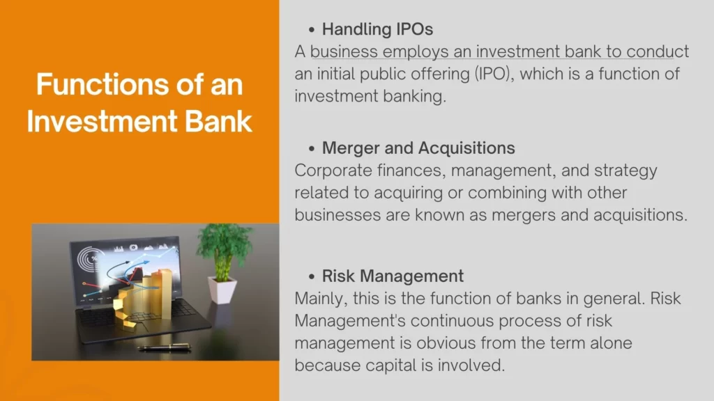 Functions of an Investment Bank
