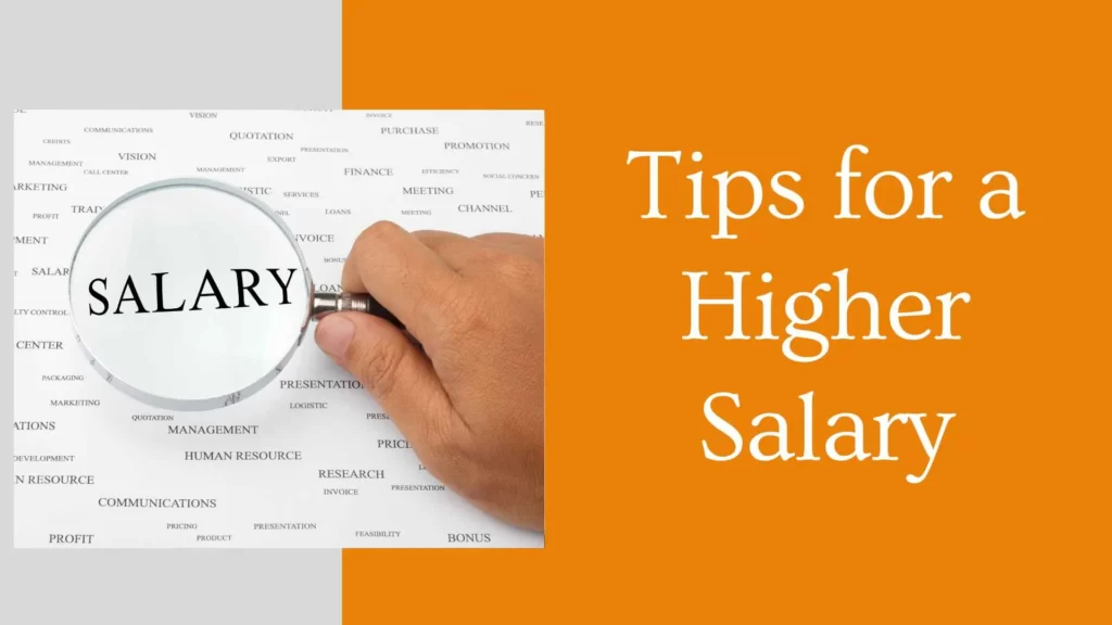 Tips for a Higher Salary