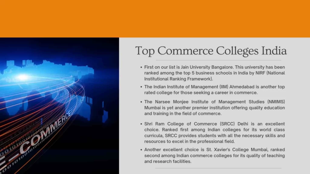 Top Commerce Colleges India