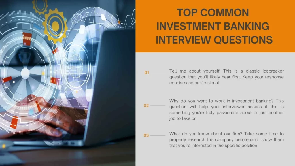 Top Common Investment banking interview questions