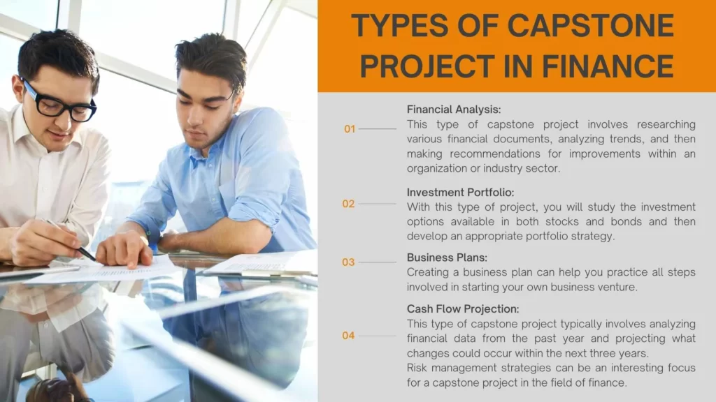 Types of Capstone Project in finance