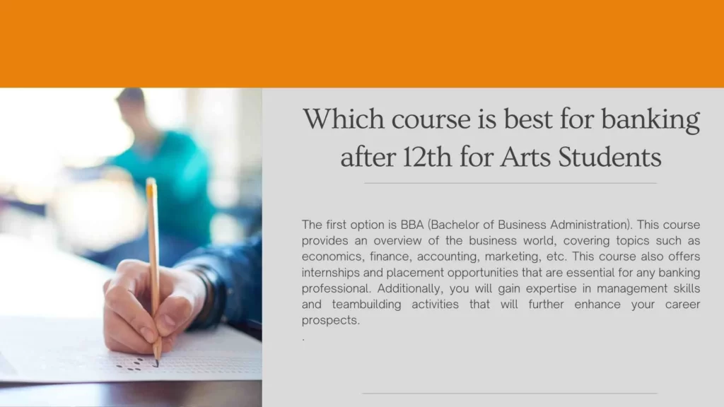 Which course is best for banking after 12th for Commerce Students 