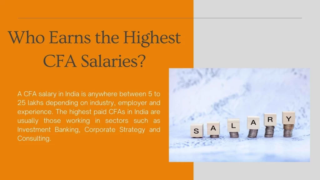 Who Earns the Highest CFA Salaries