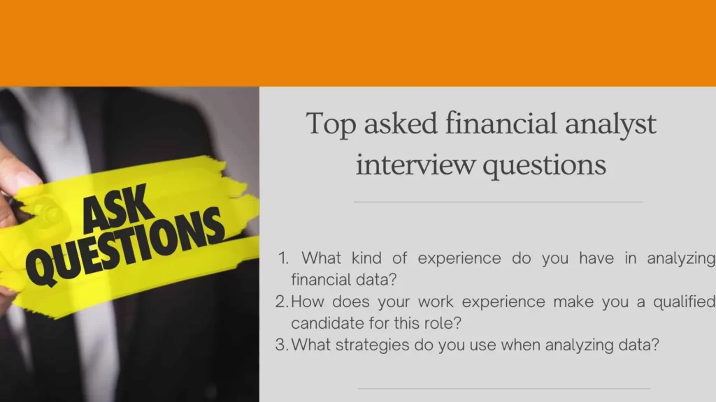 top asked financial analyst interview questions