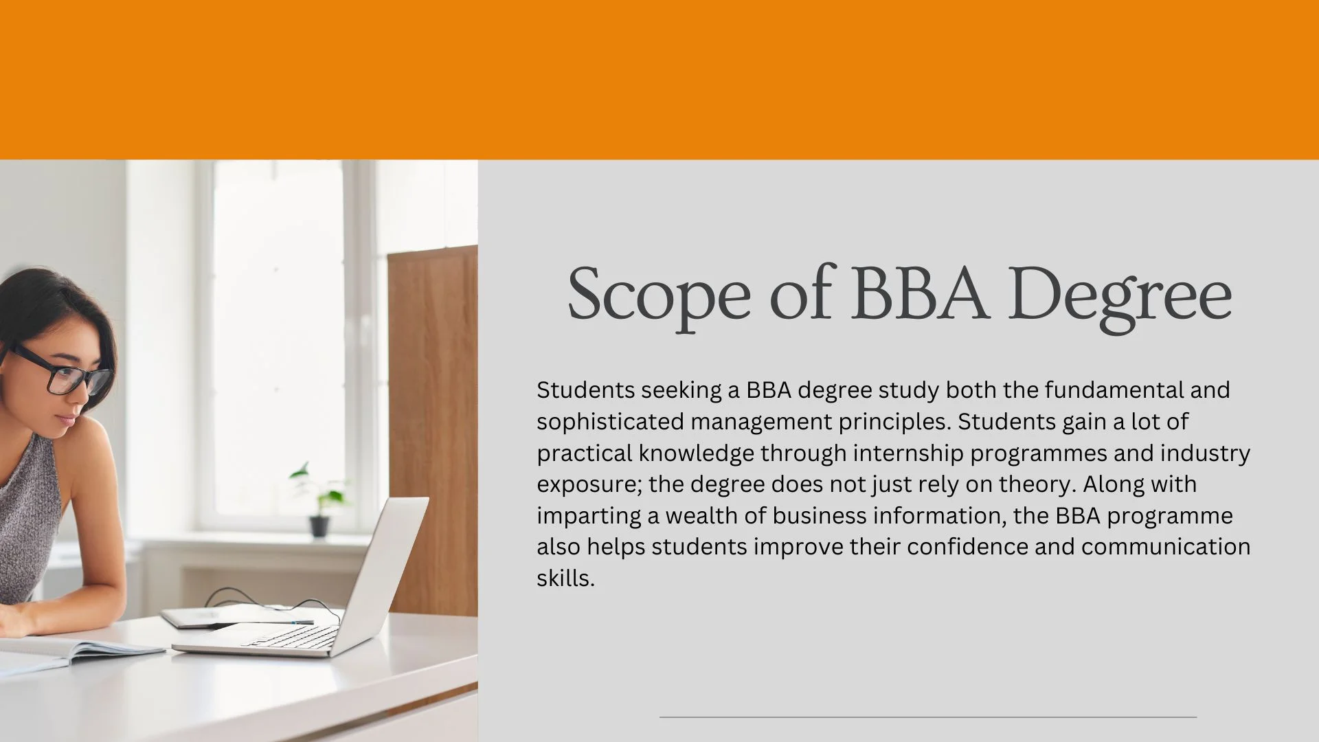 Scope of BBA Degree