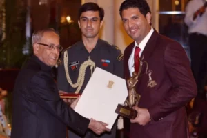 arjuna awards received by yuvraj singh