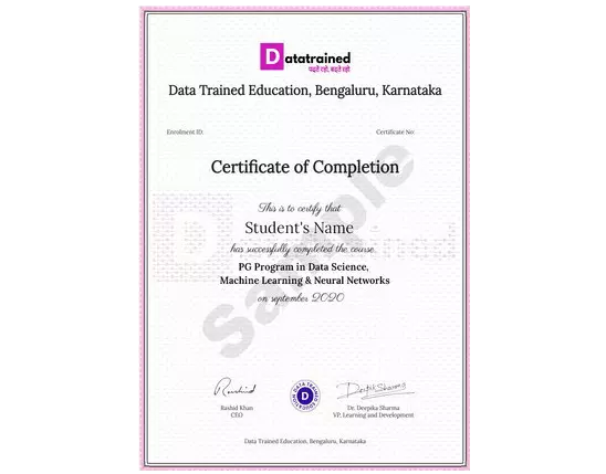 Online data science certification course