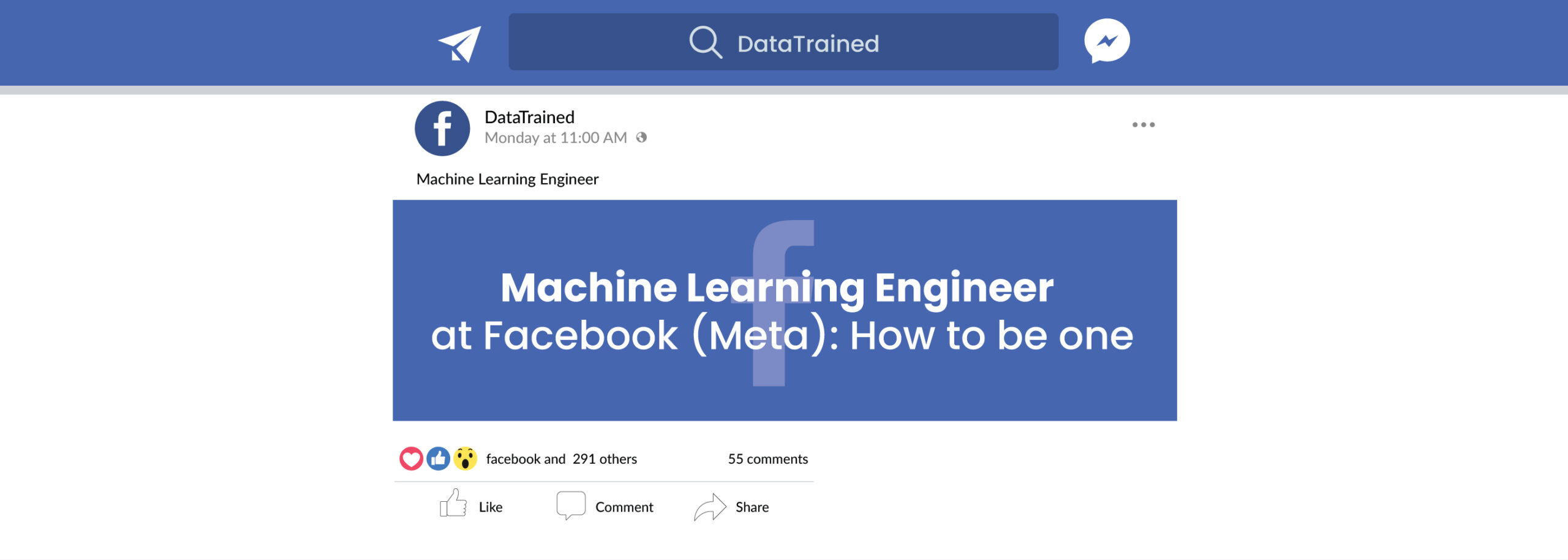 Facebook Machine Learning Engineer