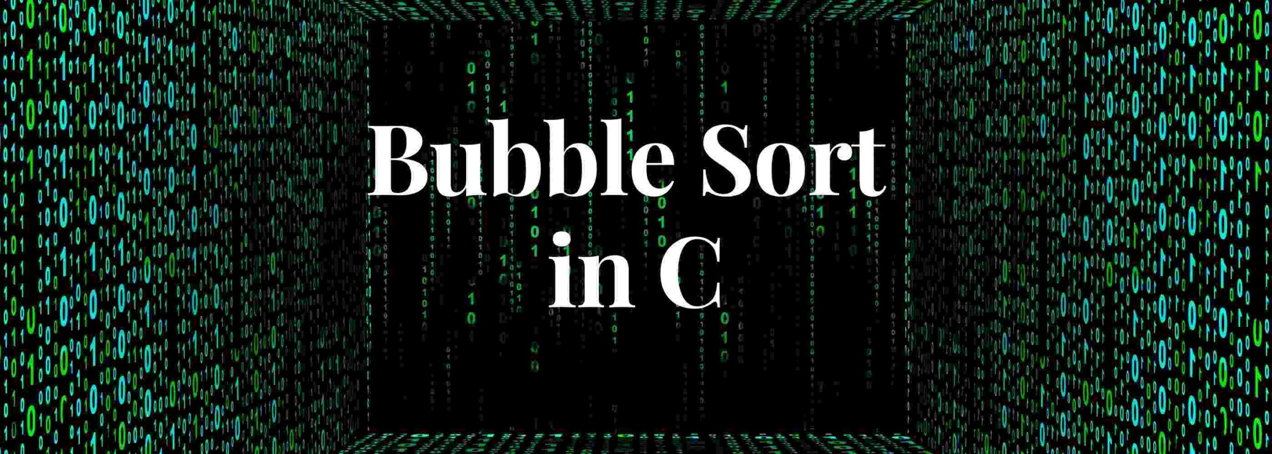 C Bubble Sort