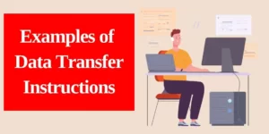 examples of data transfer instructions